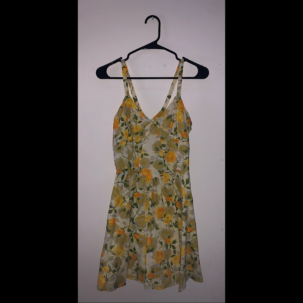 yellow rose dress